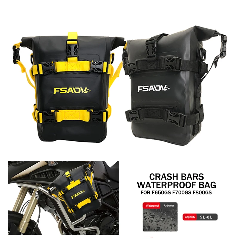 

Frame Crash Bars Bag For BMW F650GS F700GS F800GS Adventure F650 GS F700 GS F800 GS ADV Waterproof Bag Repair Tool Placement Bag