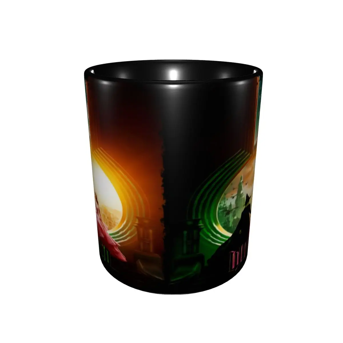Wicked For Good 2025 Movie Mugs Elphaba and Glinda Funny Tea Cup Gift For Kids Adult