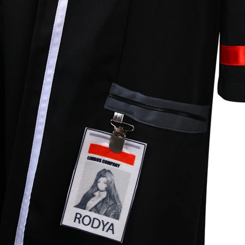 Disfraz de Limbus Company Rodion para hombre y mujer, uniforme de Cosplay con capa, juego de rol de Anime, accesorios para Halloween, Carnaval y Navidad