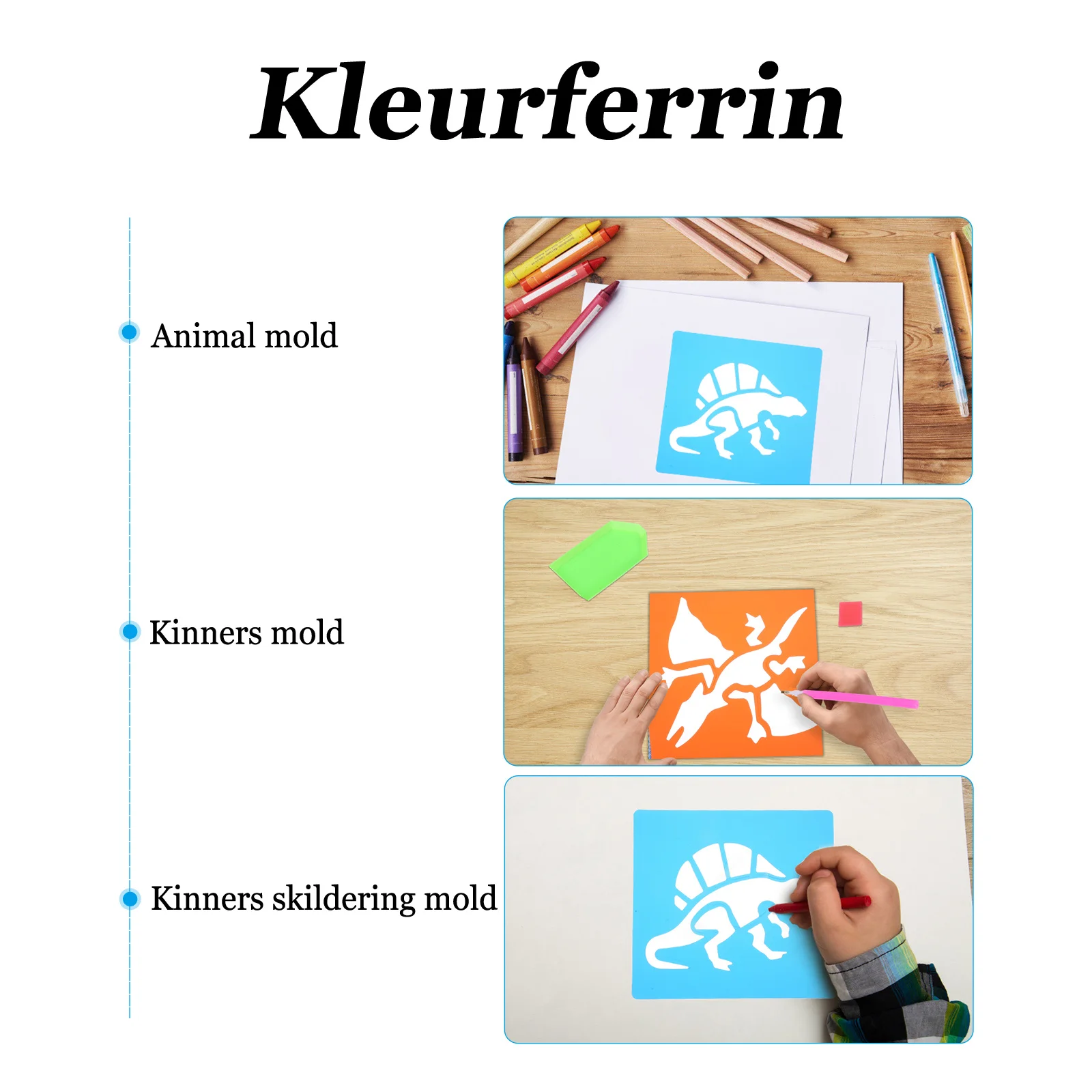 30 قطعة قوالب رسم الديناصور البلاستيك القابلة لإعادة الاستخدام الإستنسل DIY بها بنفسك اللوحة الحرف سكرابوكينغ الحيوان الاستنسل الرسم