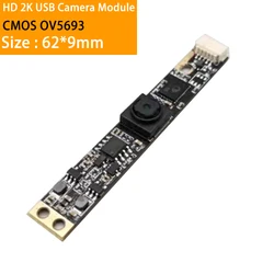 HD 2K USB Camera Module CMOS OV5693 Fixed Focus 67 70 75 Degree Suitable for Creality Falcon 2, Xtool and Lightburn software