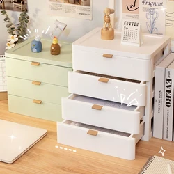 2/3/4 Tiers Jewelry Case Office Desktop Organizer Drawer Bathroom Accessories Storage Box Nordic Mask Cosmetic Makeup Rack