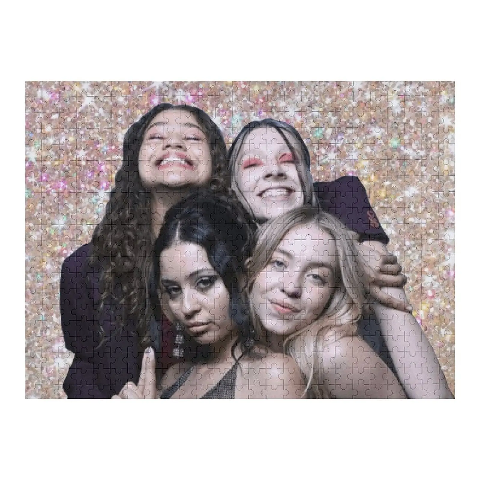 

Euphoria girls Jigsaw Puzzle Personalized Baby Toy Custom Gifts Custom Name Wood Puzzle