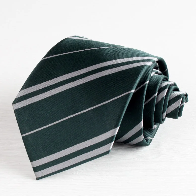 4colors Tie Magic School Business Narrow Striped Tie Halloween Cosplay Necktie Access Themed Party Costume Props 145cm Boy Girl