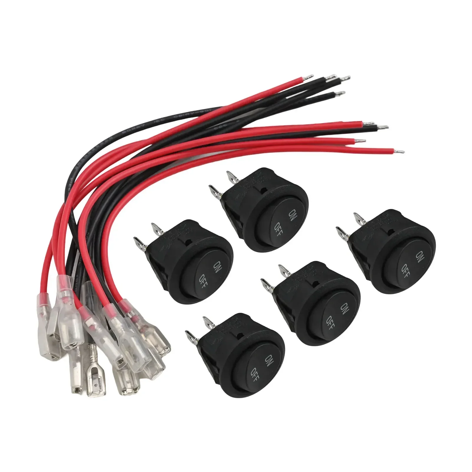 

Car Dashboard ON OFF SWITCH AUTOMOTIVE SWITCH 2 Pin Rocker Switch For Automotive Locking Slot Feature Mini Circular Tilt