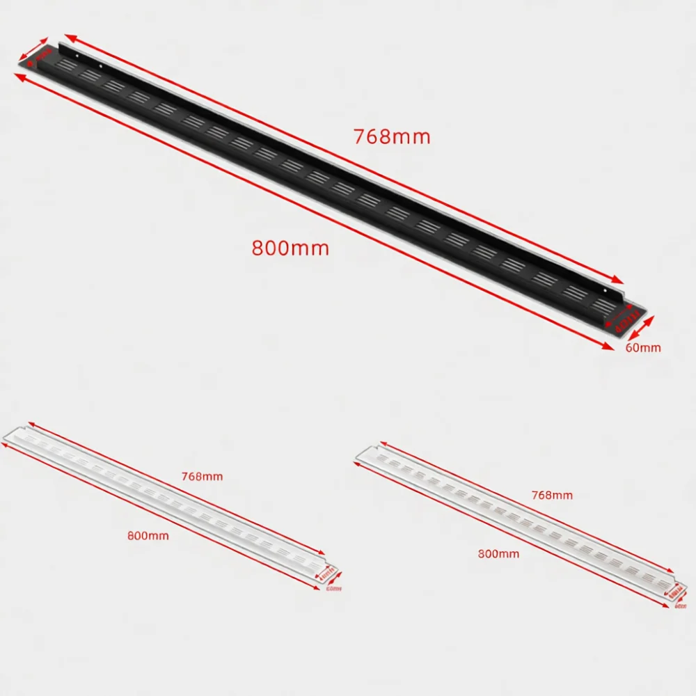 Durable Aluminum Alloy Air Vent Grille Cabinet Ventilation Mesh For Dresser Closet Furniture Hardware Heat Dissipation Rectangul