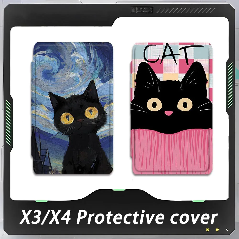 Cat's Creativity – housse de protection magnétique pour lecteur de livres électroniques XTEINK X4/X3, étui de protection personnalisé, cadeaux créatifs personnalisés