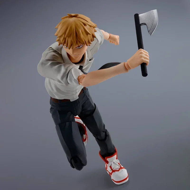 Bandai S.H.Figuarts Denji Action Figure Makima SHF Chainsaw Man Anime Figura Kit de modelo de montagem de brinquedo para meninos presente caixa original