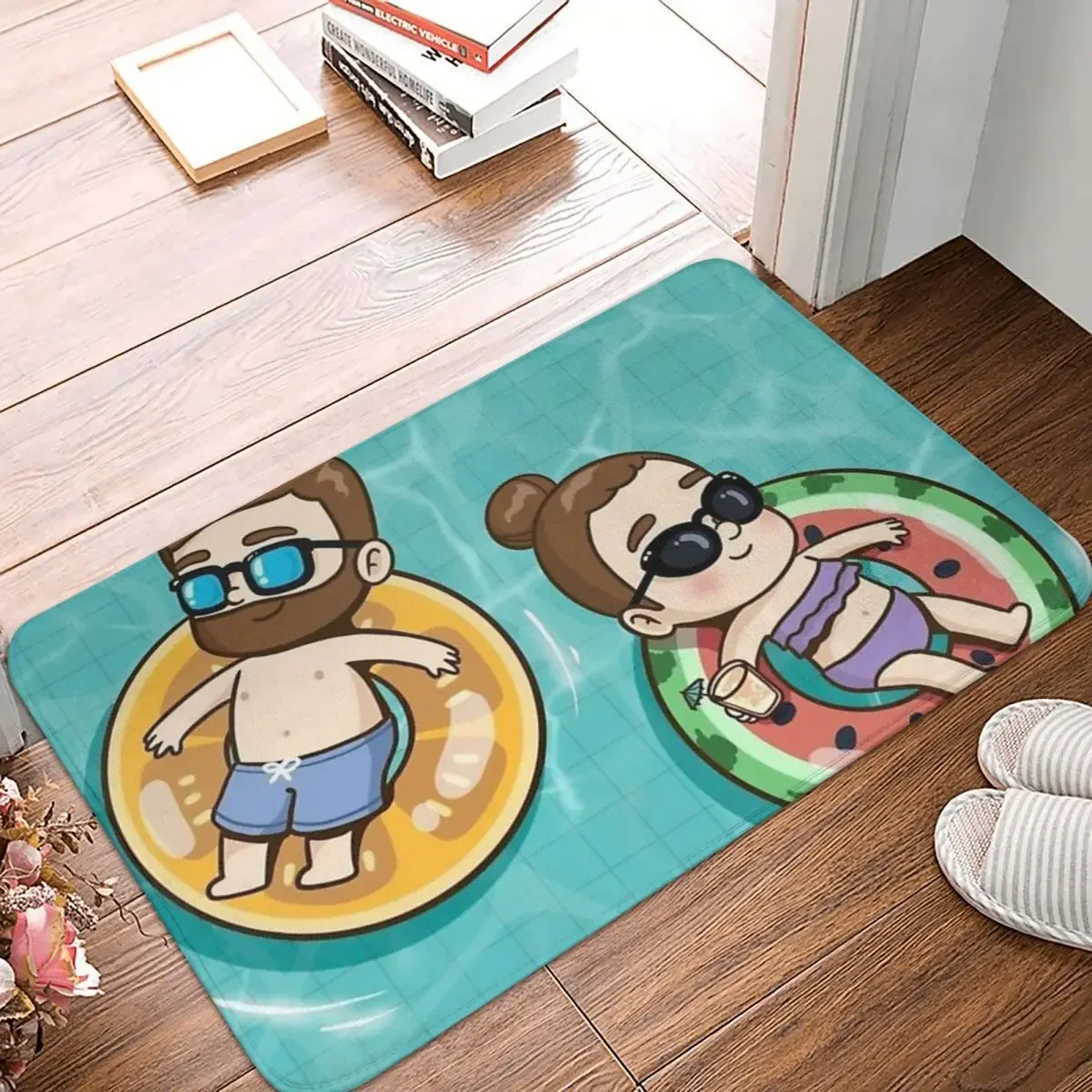 

Pibubear Anti-slip Doormat Floor Mat Washable Carpet Rug for Kitchen Entrance Home Balcony Footpad Mats