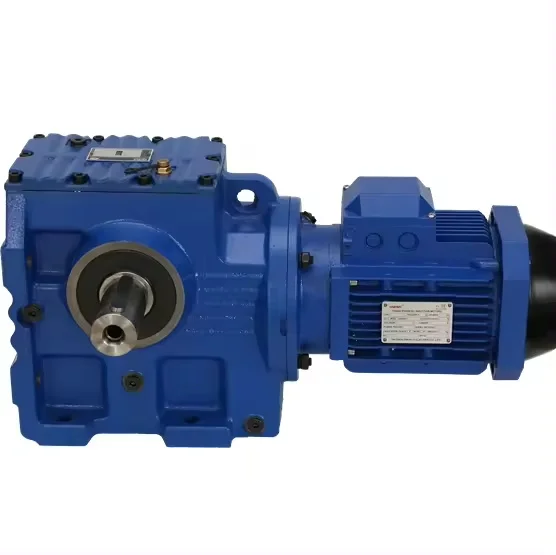 S series solid shaft helical worm gearbox tractor pto multiplier gearbox 0.12kw-22kw gearbox marine transmission 11Nm - 4530Nm