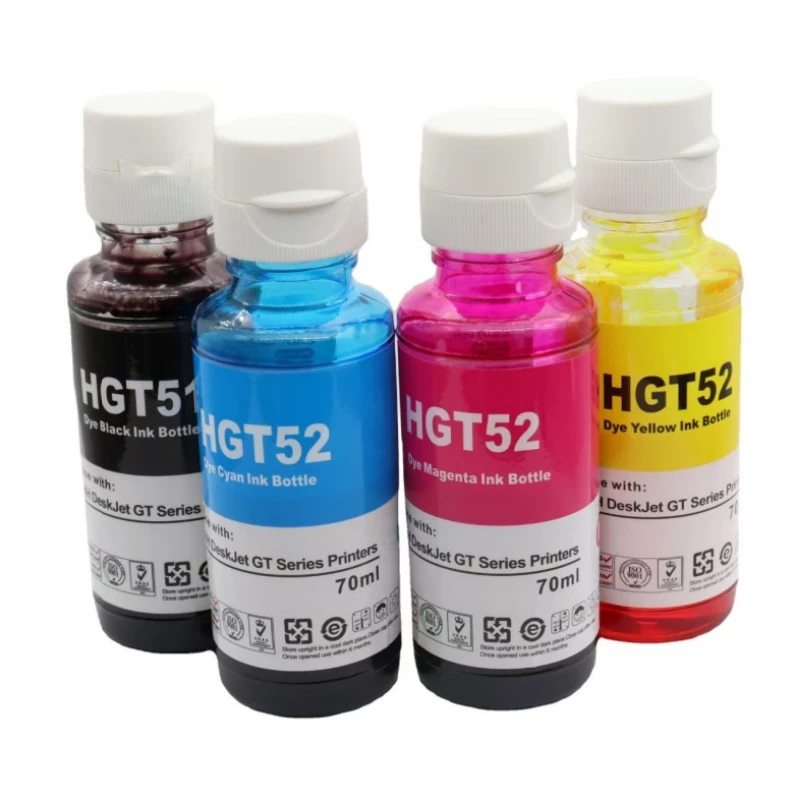 1 مجموعة GT51 GT52 عبوة صبغ الحبر ل HP الذكية خزان 500 502 508 طابعة DeskJet GT 5810 5820 5822 الحبر لخزان الحبر HP 115 118 310