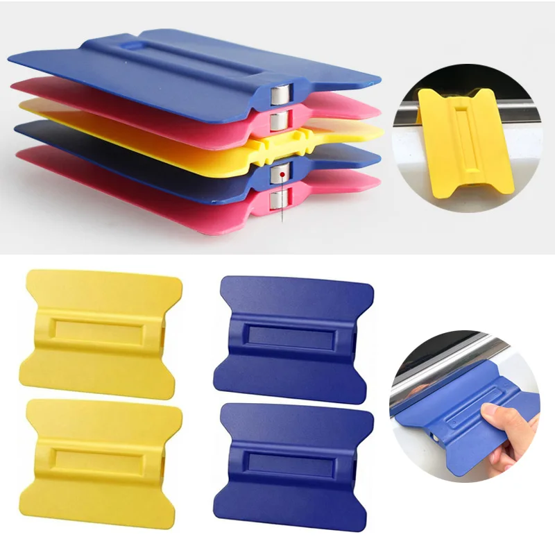 NeoWrap Vinyl Wrap Tools Wing Shaped Squeegee Built in Magnet for Car Wrapping Window Tinting Medium Soft Vinyl Scraper 1-2pcs