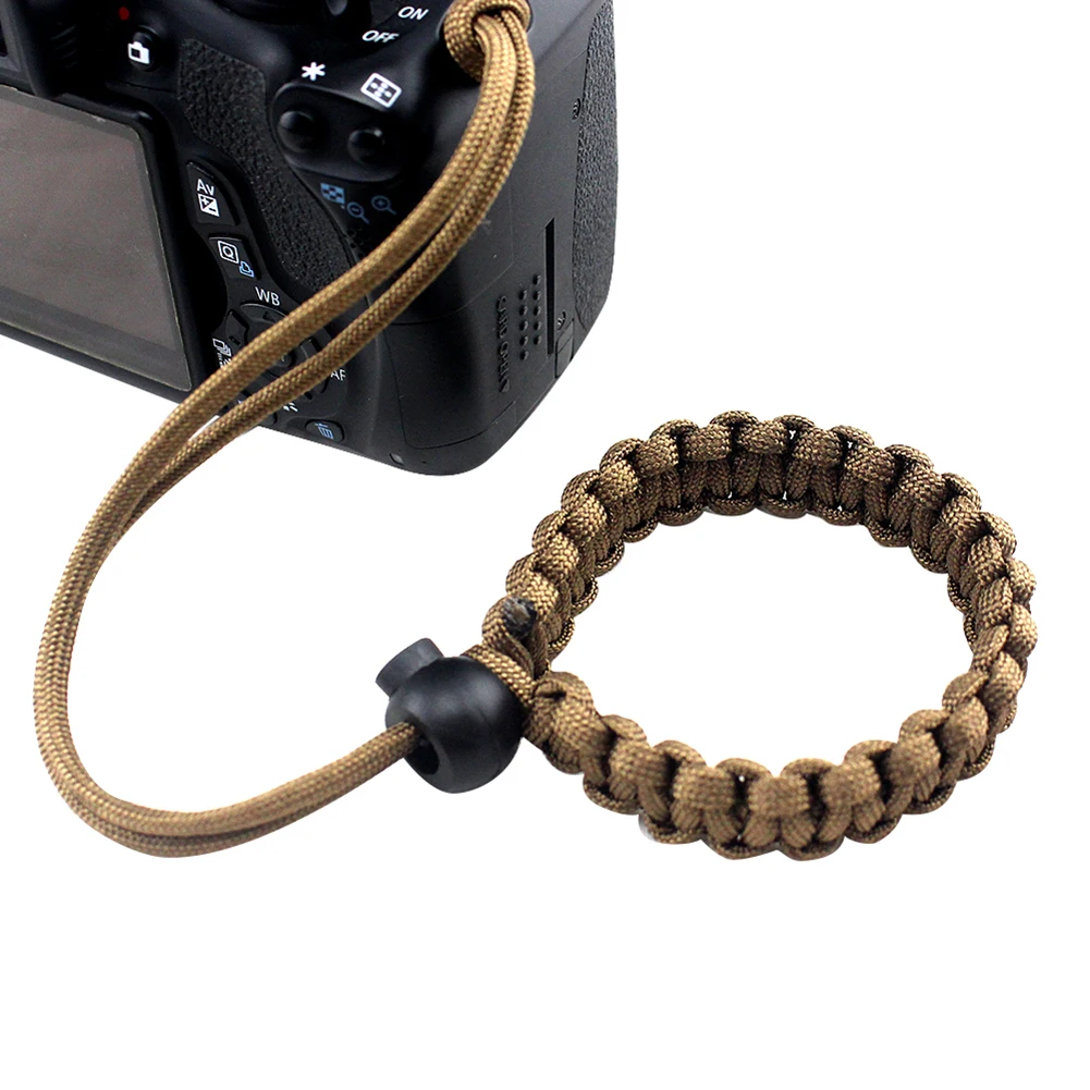 

Нейлоновый ремешок на запястье, универсальный ремешок для зеркальной камеры, практичные инструменты для выживания, мужские и женские принадлежности для камеры Canon, уличные принадлежности