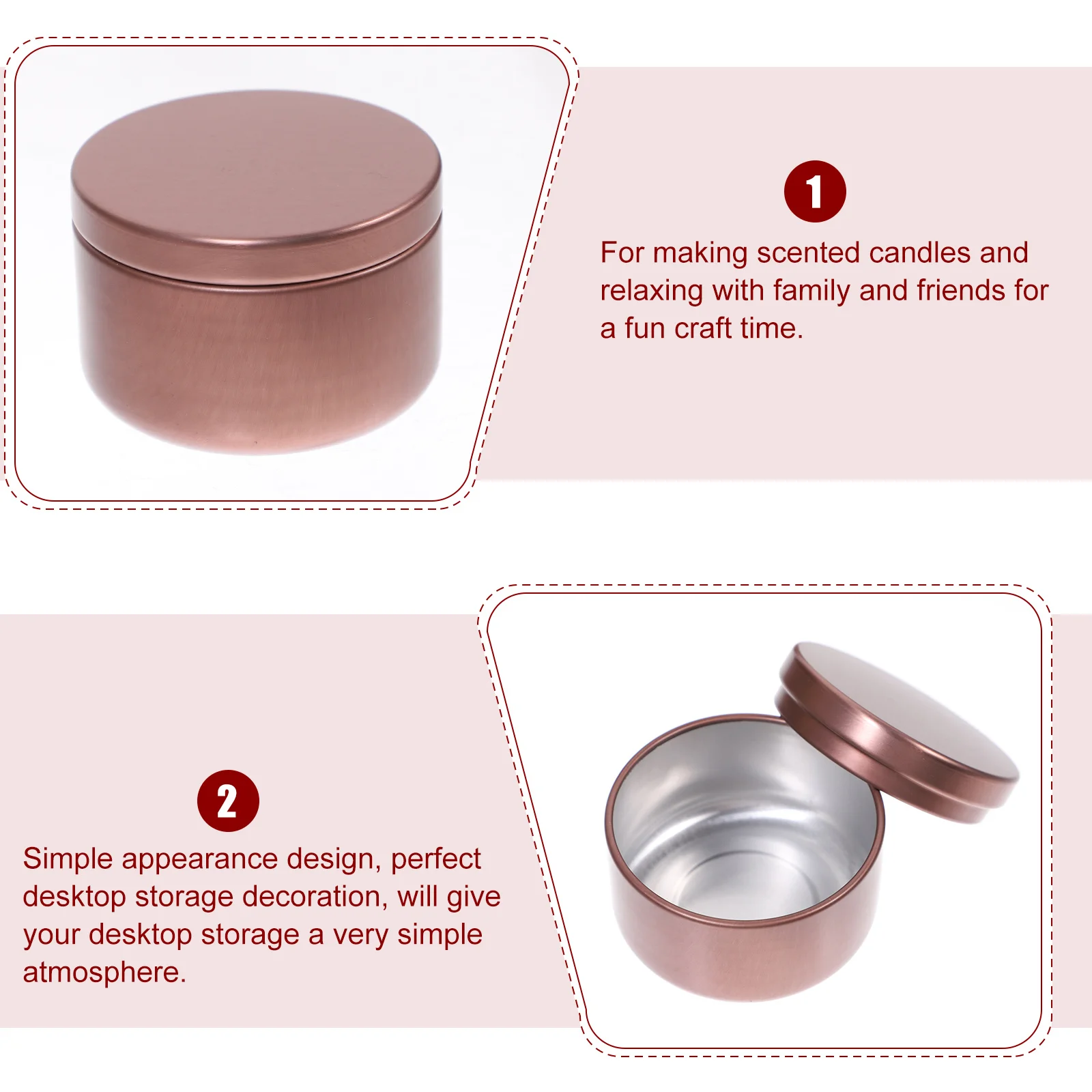 

12 шт. алюминиевых банок по 50 мл для изготовления свечей, многоразовые пустые контейнеры с ярким дизайном, идеально подходят для хранения подарков и