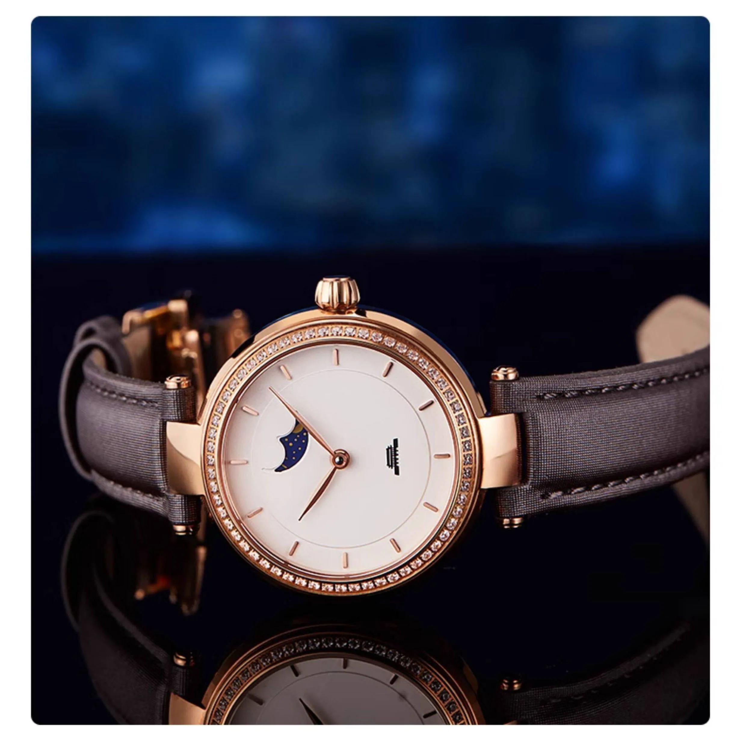 Beijing Watch automatic mechanical watch girl watch unique watch branded wa Beijing Day and Night Display Automatic Watch 32.5mm
