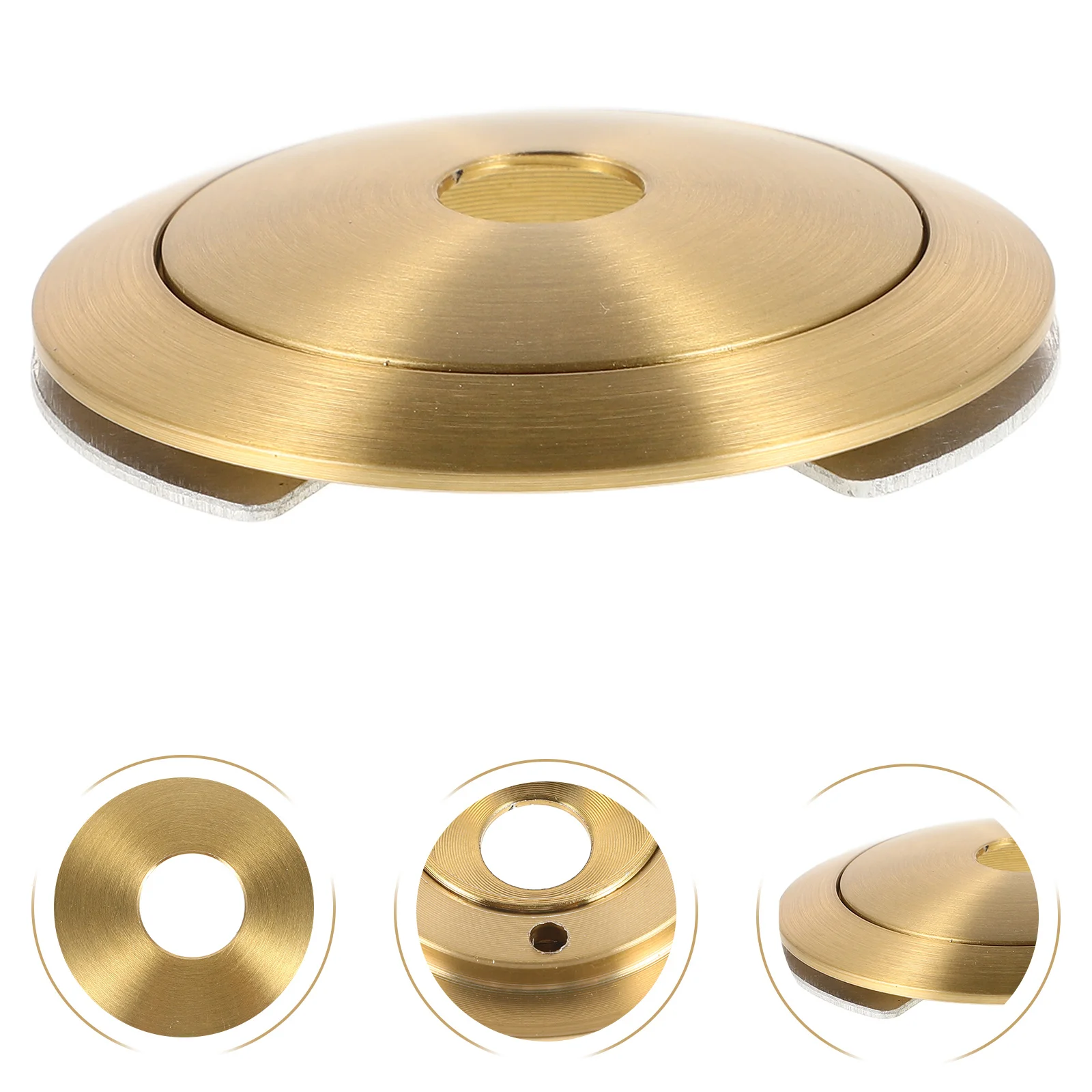 

1Set Glass Lamp Cover Fixing Ring Durable Aluminum Shade Fastening Adapter Stable Replacement Shade Connector for Lighting