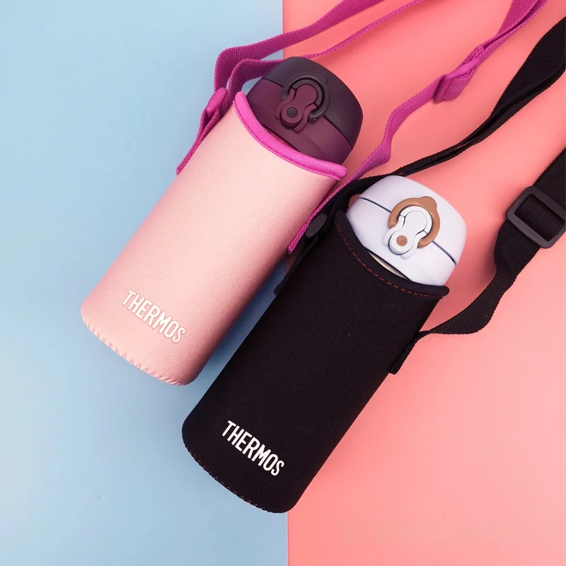 Portwest Portable Insulated Mug Cover Protective Strap Crossbody Heat Resistant Anti Drop Cup Holder for Everyone Universal Use