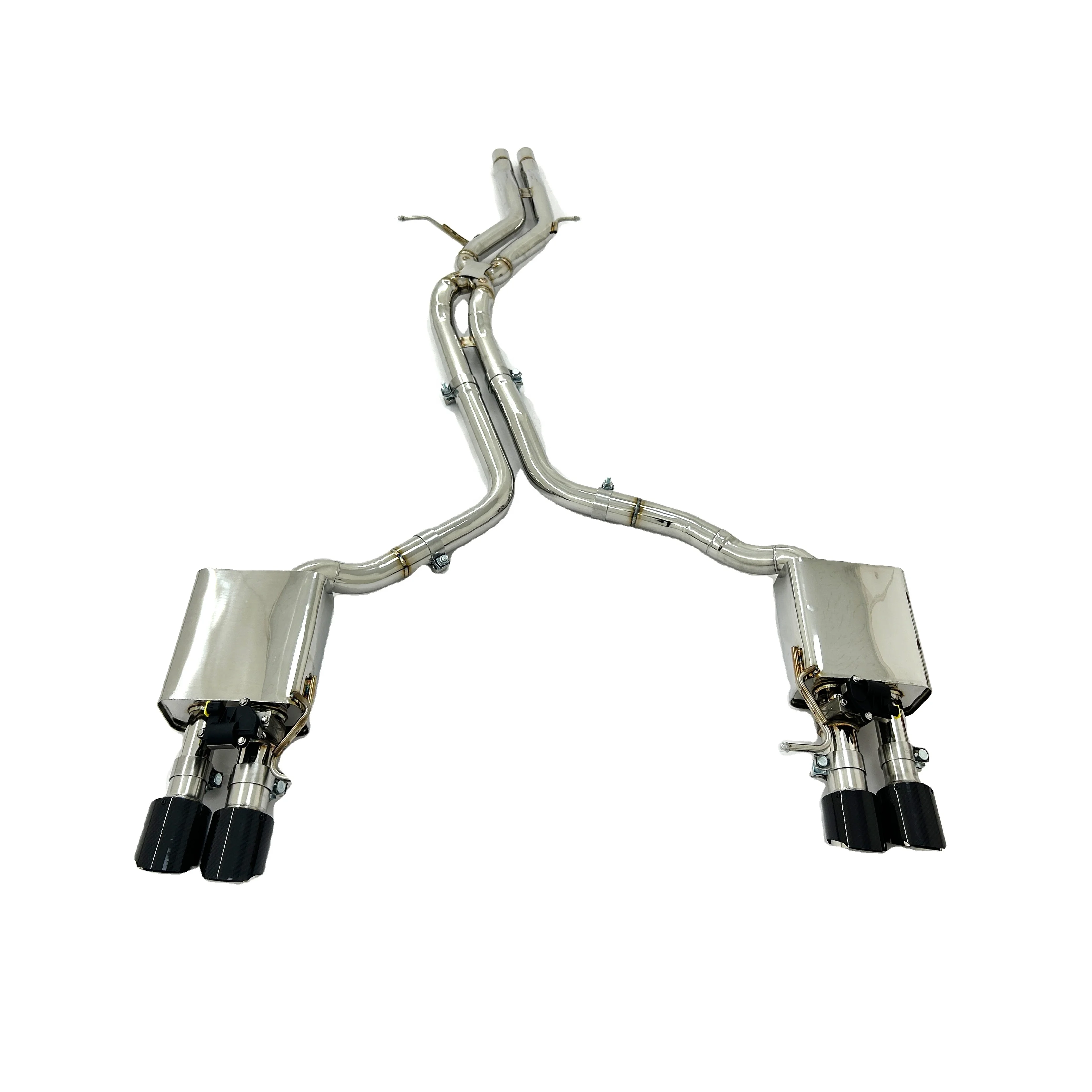 

CSZ High Quality Valvetronic Catback Exhaust for S4 S5 B8 B8.5 3.0T 2007-2017 Valved Muffler Remote Control Exhaust Tips