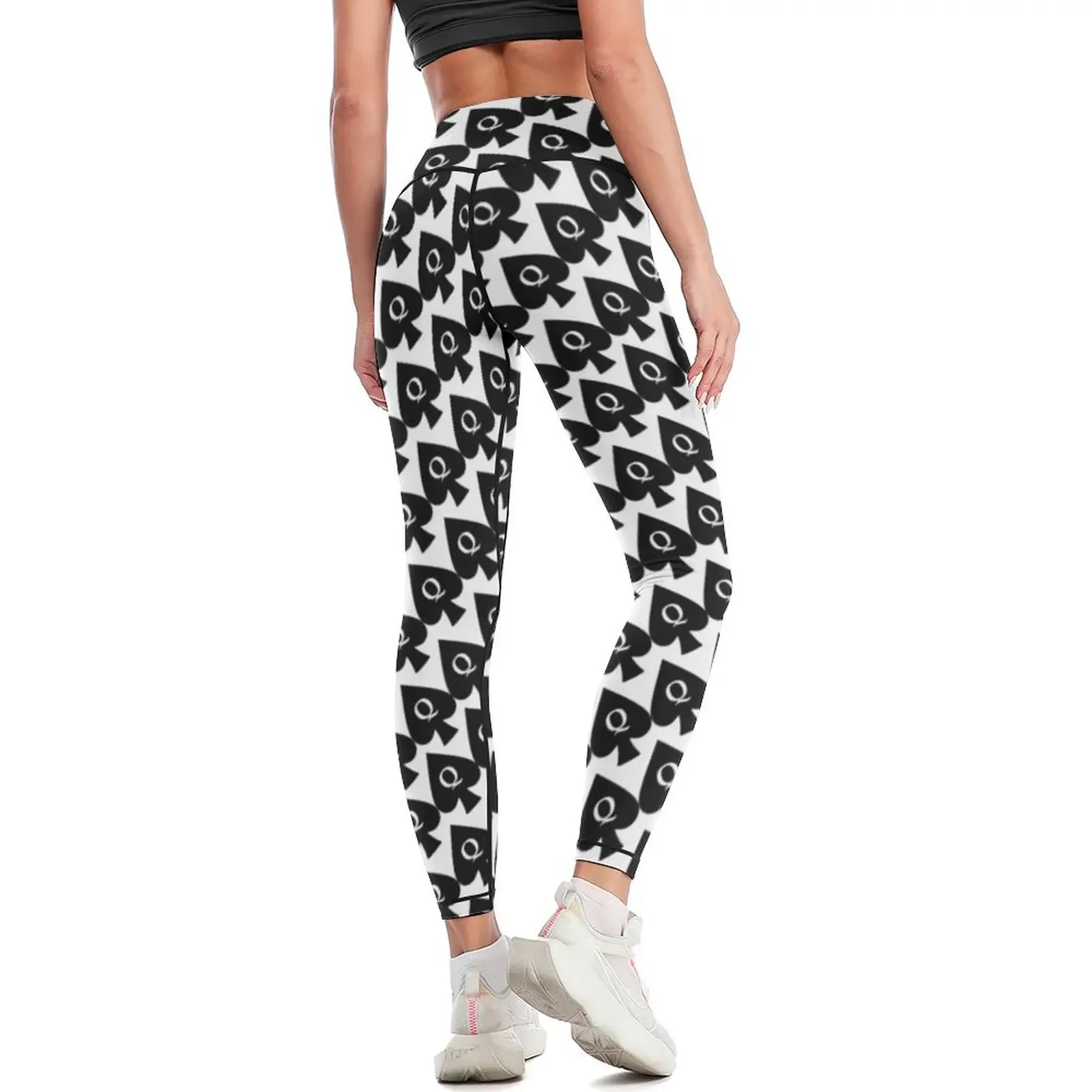 Hot Wife Secrets: Queen of Spades Motif Leggings Women sports sports woman gym trousers Womens Leggings