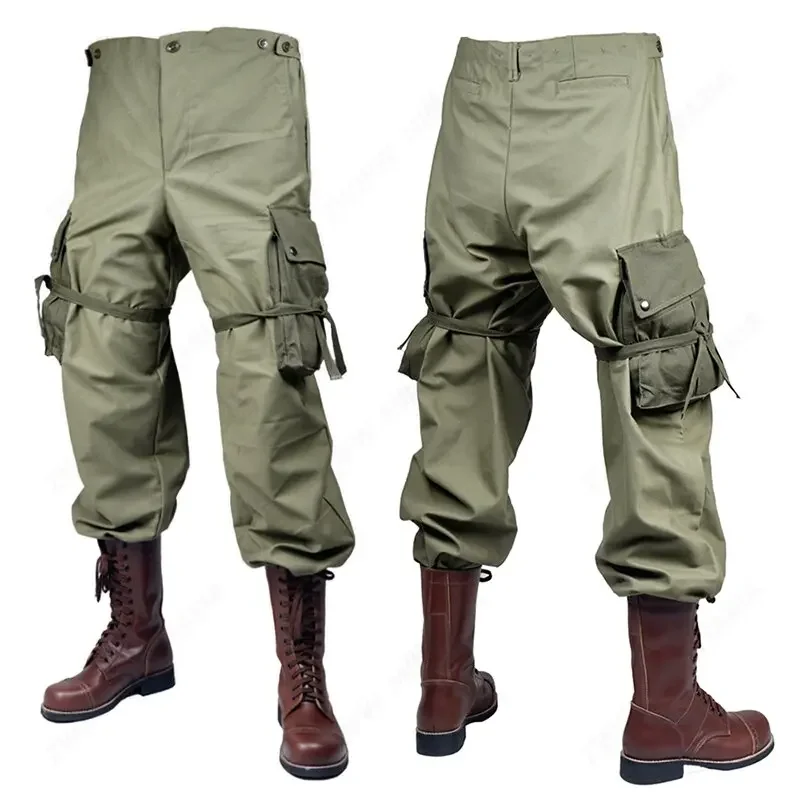 WW2 US MILITARY ARMY GREEN M43 PANTS TROUSERS（With pockets） view 3
