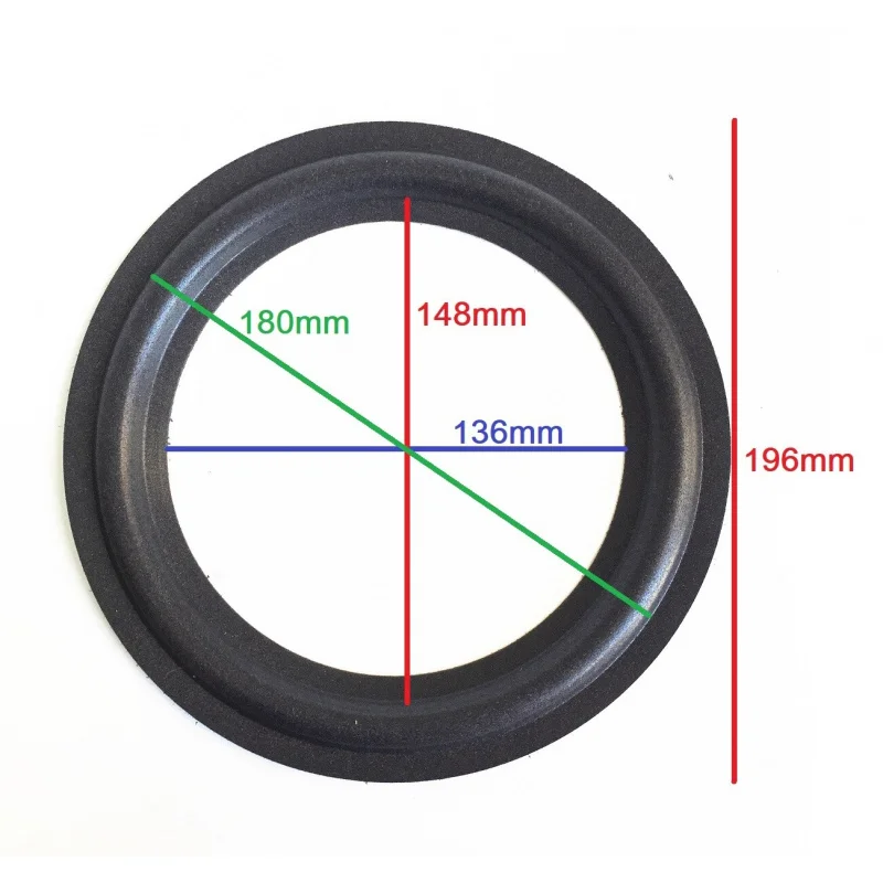 Kit com 4 Espumas de Reposição para Woofer KEF Reference 103/4 de 6.5 polegadas