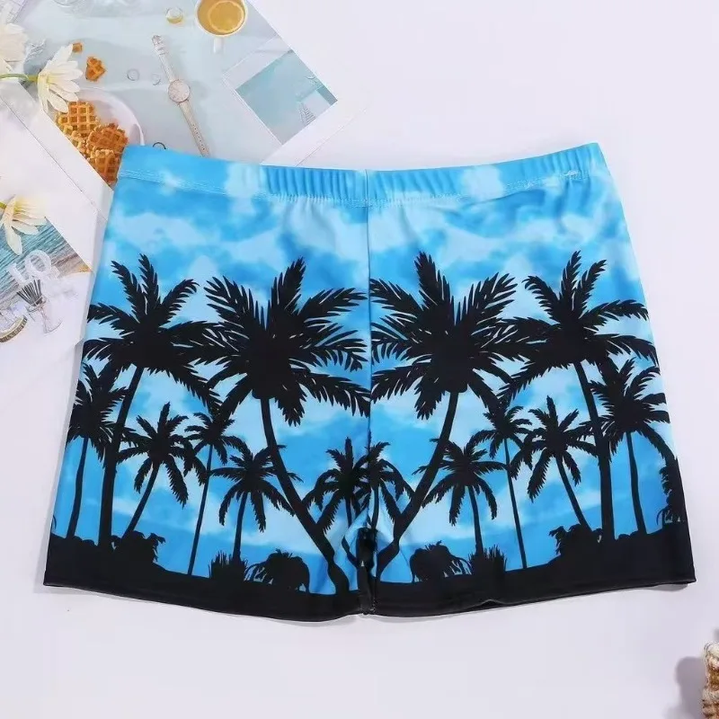 Swimming trunks men's anti-embarrassment, professional quick-drying hot spring pants swimming equipment