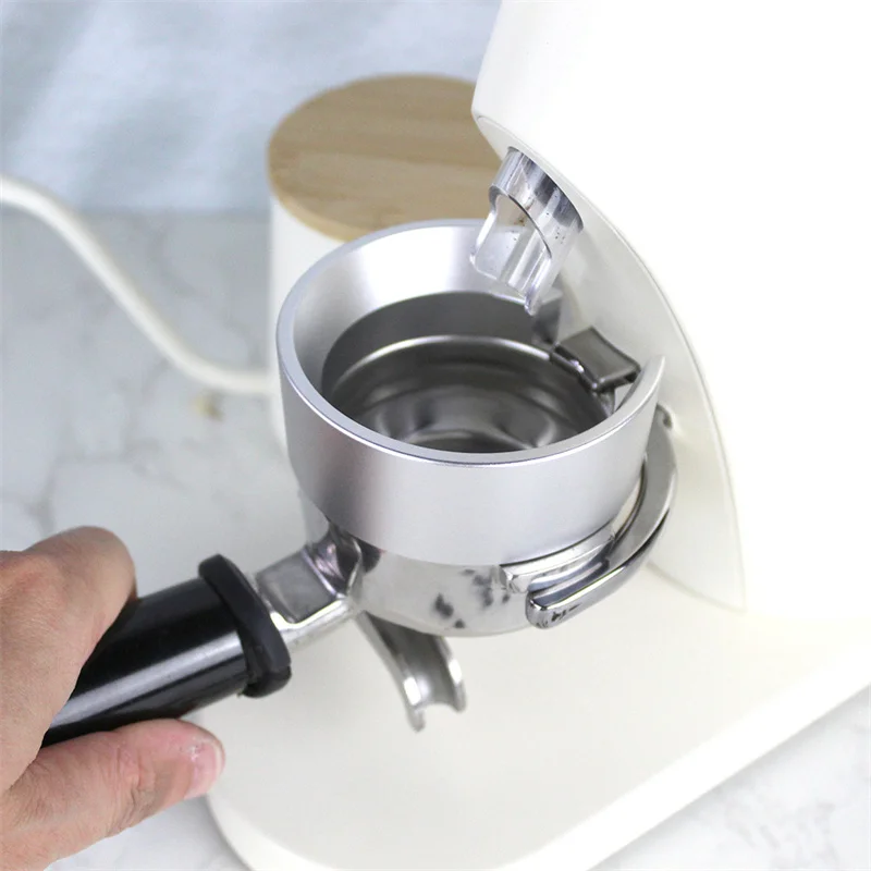 For GEMILAI 9010b/Eureka MMG Magnetic Coffee Dosing Ring 58mm Anti-static Aluminum Dosing Funnel Espresso Grinder Accessories