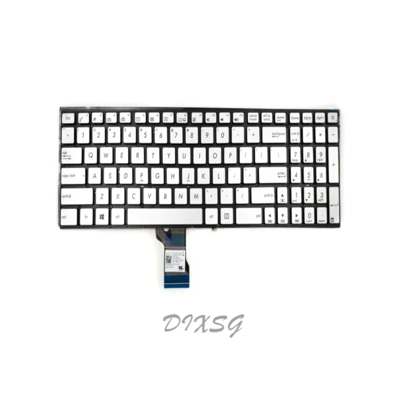 New For Asus ZenBook Pro UX501 UX501J UX501JW UX501V UX501VW Laptop Keyboard US Silver With Backlit Without Frame