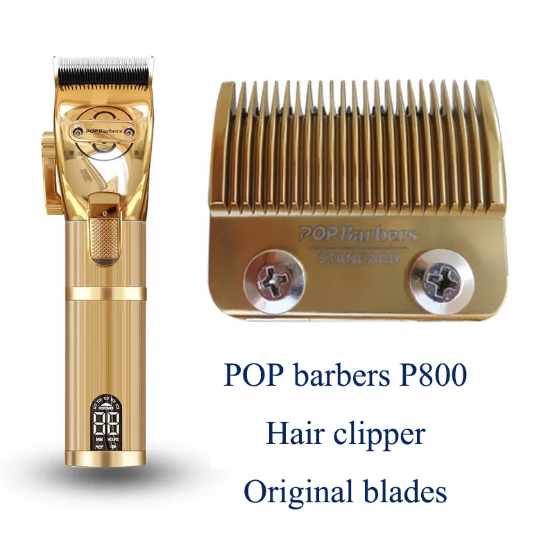 POP Barbers Hair Clipper P800 Knife Head P700 Engraving Trimmer Blade P600 Knife Net A Pair of Professional Haircut Accessories