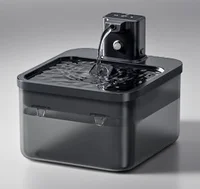Fuente 2 en 1 acero inoxidable para gatos de 2,5 L