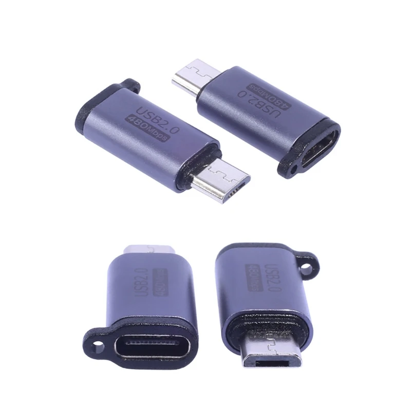 Prácticos adaptadores USB Micro USB macho, carga y transferencia datos, envío directo