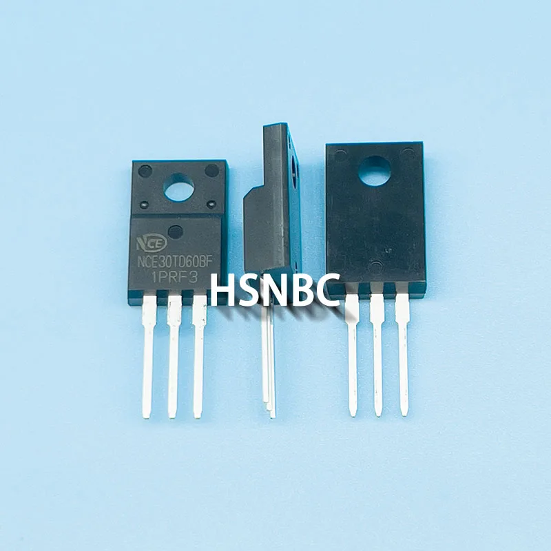 10Pcs/Lot NCE30TD60BF NCE30TD60B 30TD60BF 30TD60 TO-220F 600V 60A IGBT Power Transistor 100% New Original