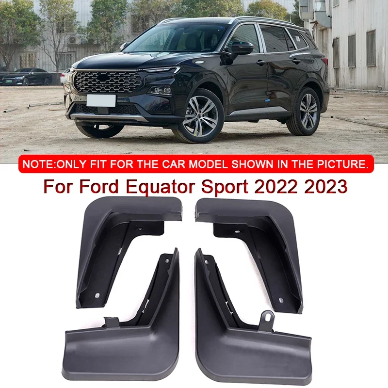 

For Ford Equator Sport 2022 2023 Car Styling Car Mud Flaps Splash Guard Mudguards MudFlaps Front Rear Fender Auto Accessories