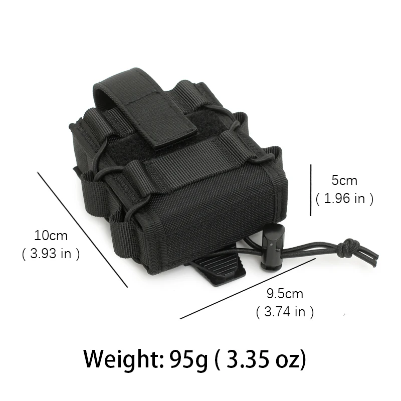 Taktische Handschellen-Halterung Molle-Tasche Offene Universal-Handschellenhülle Fesseln-Holster Gürteltasche Jagdzubehör – Detail 9