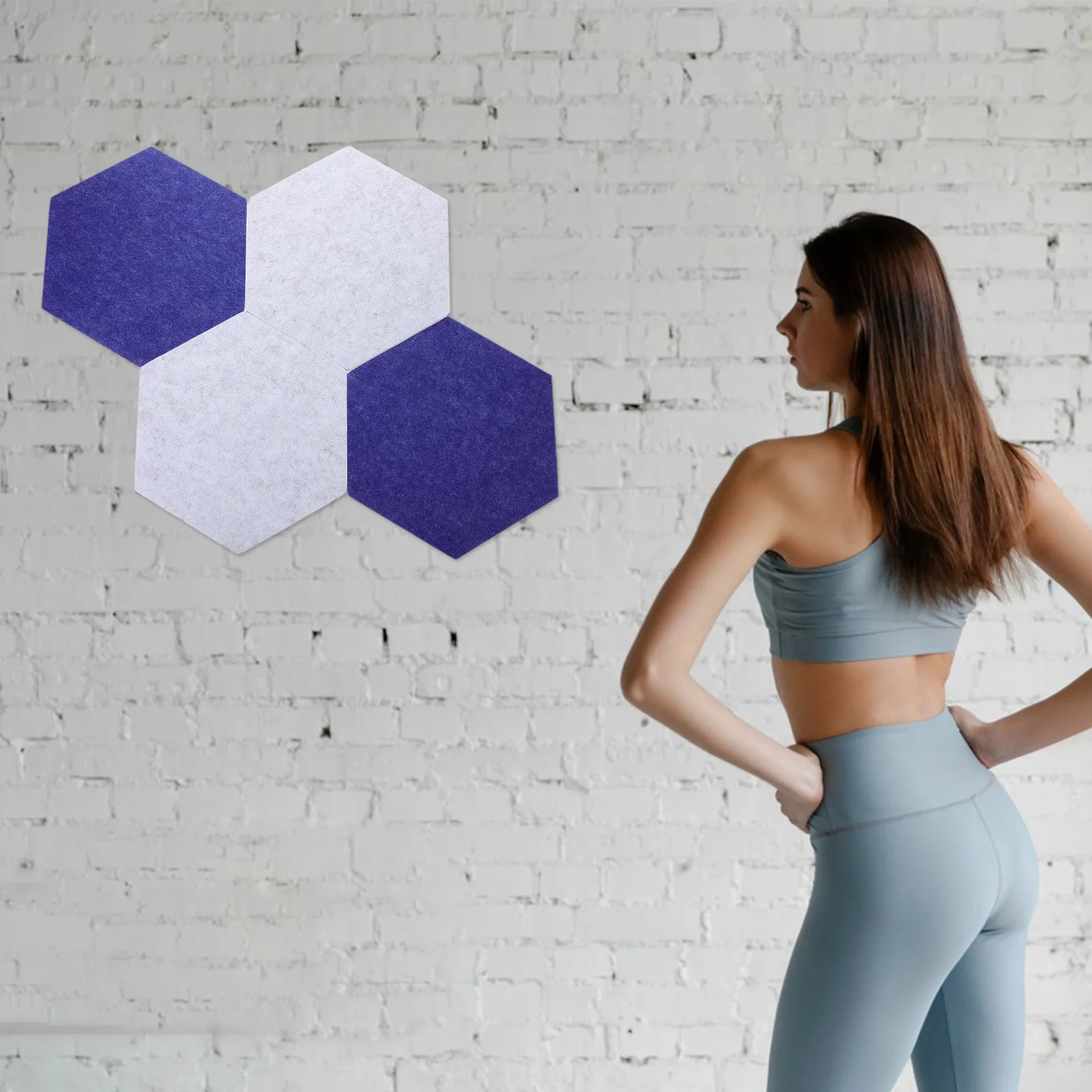 6 قطعة لوحة إعلانات لباد مسدس أصفر أبيض ورأى لوحات الحائط لمكتب المنزل الفصول الدراسية عرض لوحة إشعار إدارة الرسائل #4