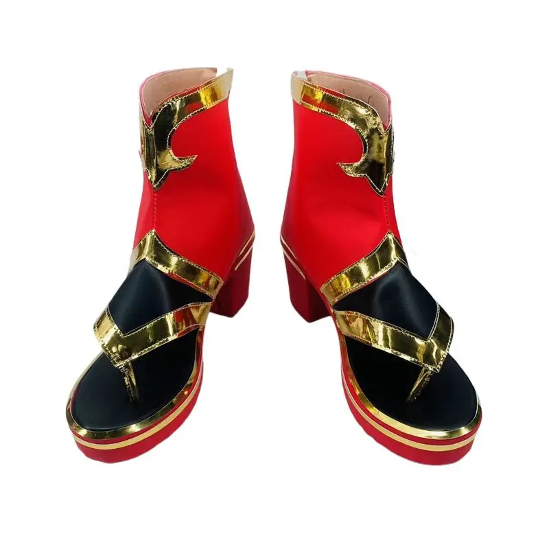 

Черные косплей-ботинки Kitasan для игр, аниме, Хэллоуина и Рождества