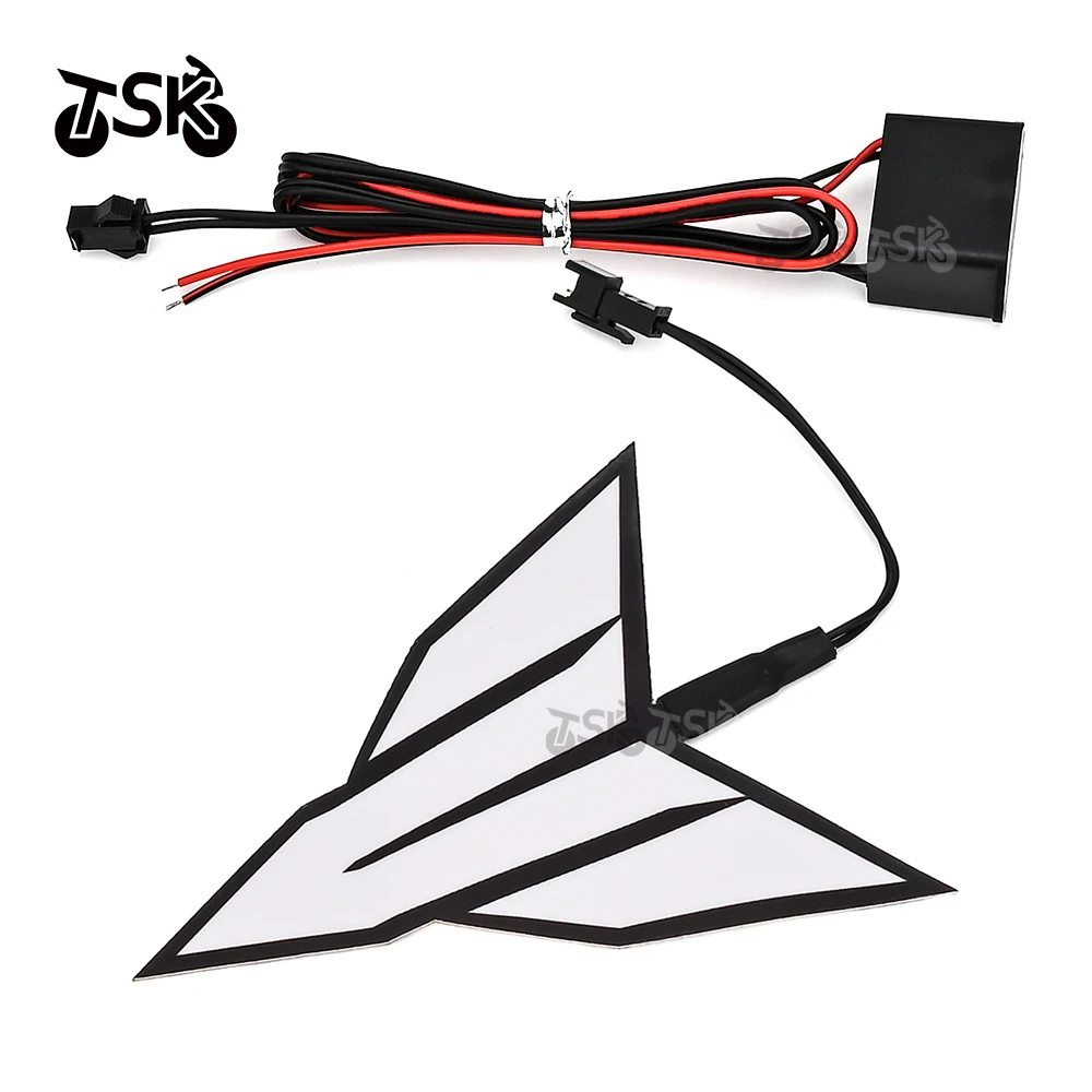 Luz noturna para passeio frio de motocicleta, adesivo para yamaha mt 03 mt 07 mt 09 mt 10 mt 125, decalque para capacete de motocicleta