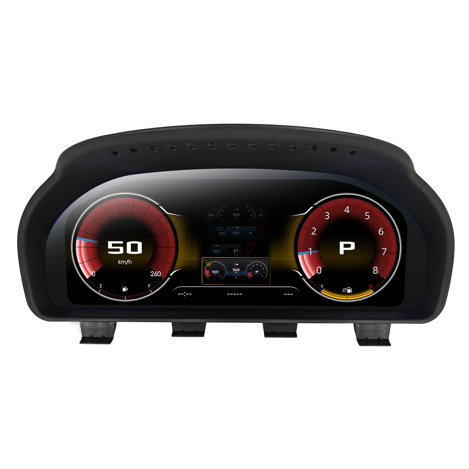 12,3'' Digitales Armaturenbrett für BMW F10 F11 F18 F06 F12 F13 F01 F02 F03 LCD-Armaturenbrett Tachometer Virtuelles Cockpit Instrument