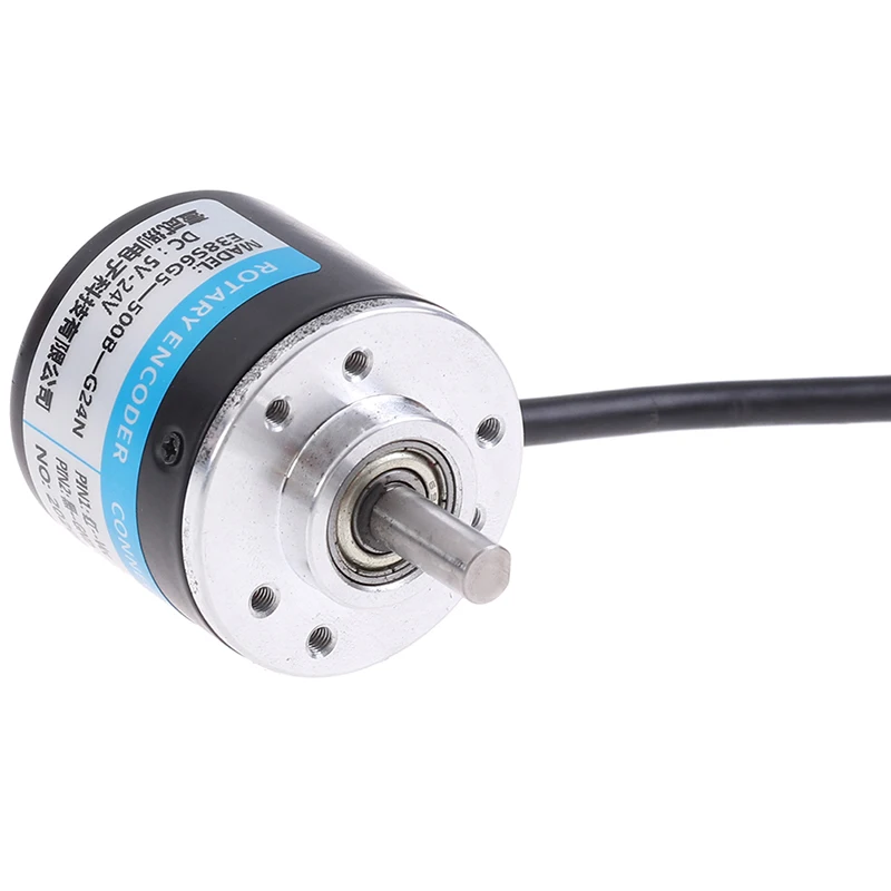 

AB Phase For 100/200/360/400/500/600 Photoelectric Encoder P/R Photoelectric Incremental Rotary 5 V -24 V1-5000 P/R Encoder