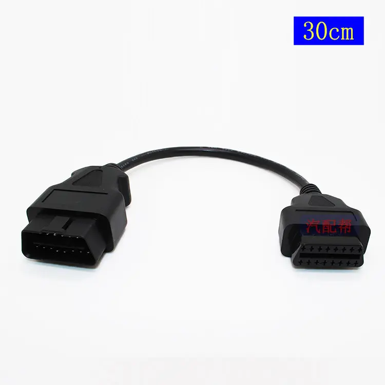 Car OBD2 extension cable full core 16 pins 16 cores fully powered can be connected to car detector