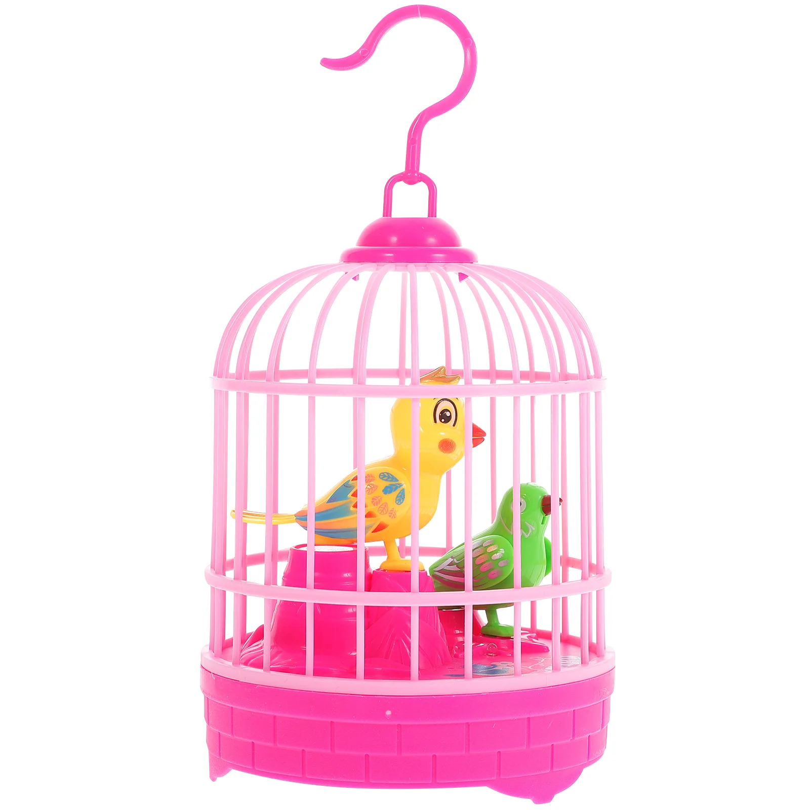 

Artificial Simulation Parrot Toy Kids Electric Voice Control Sensor Bird Cage Child