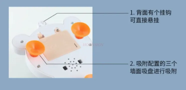 Ventosa infantil tipo toque, treinador de salto alto, contagem de voz em inglês, contador de música, dispositivo saltando