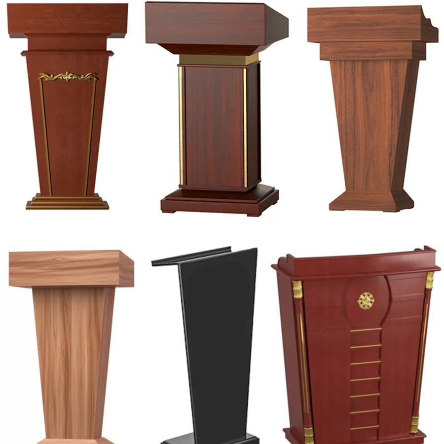 Solid wood lectern, lectern, welcome desk, hotel reception desk