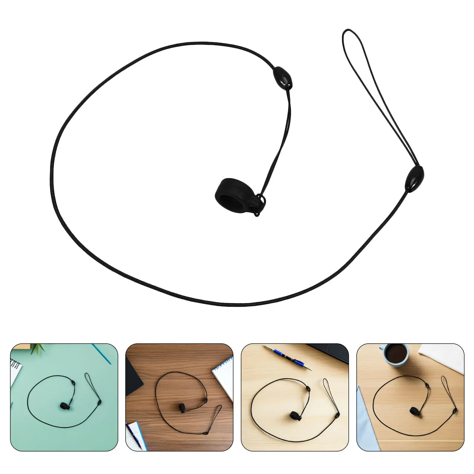 

12Pcs Silicone Stylus Lanyard Cord Anti-Loss Elastic Pen Tether for Touch Signature Digital Styluses Office School Home Use