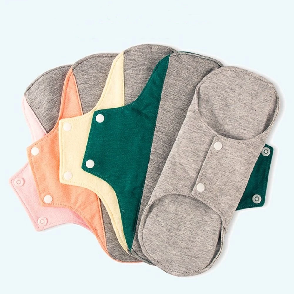 Gasket Washable Menstrual Cloth Pads Graphene Reusable Sanitary Napkin Large Capacity Thicken Nursing Pad for Women Night