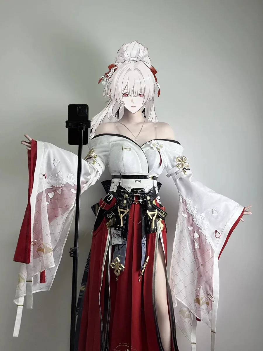 

Game Wuthering Waves Hiyuki Cosplay Costume Halloween Christmas Women Dress S-XXL Newly Gorgeous Chinese Style Hiyuki Hanfu