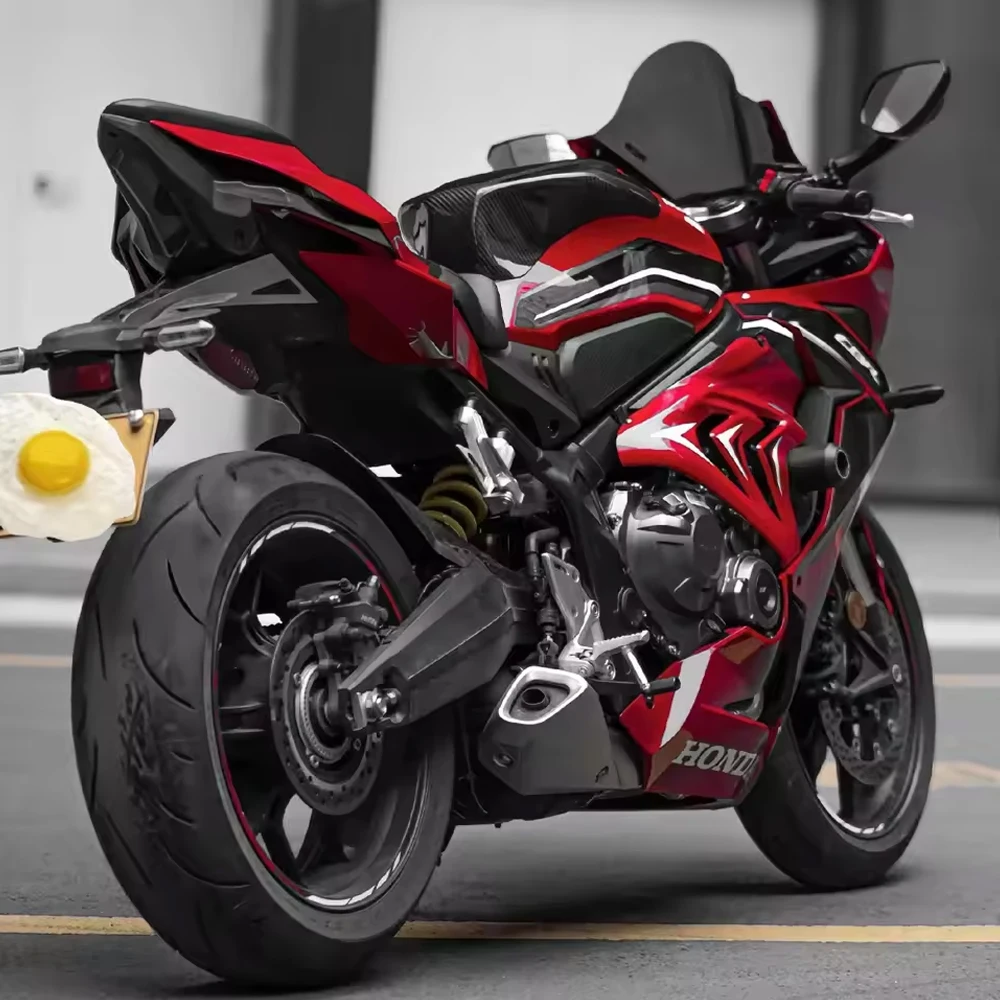 For Honda CB650R CBR 650 R 2019 2020 2021 2022 2023 3K Carbon fiber Gas Fuel Tank Cover Protection Guard Top Upper Cover Fairing