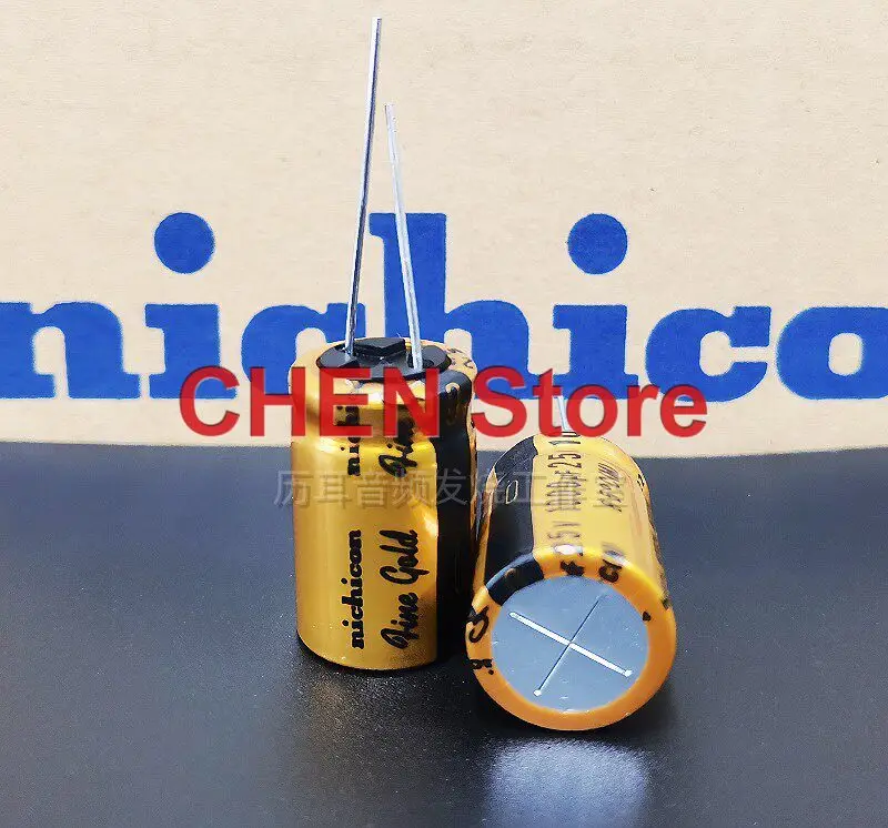 4PCS/10PCS original NICHICON FG 1000UF 25V 16X25MM 85C fine gold audio electrolytic capacitor 25V1000UF free shipping