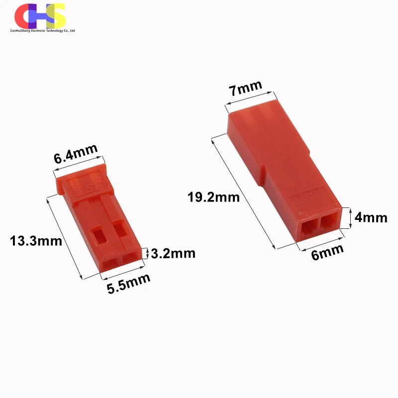 (10-100Set)​​ ​​JST SYP 2.54mm 2Pin Male ＆ Female Housing Plug Connector Kit with Crimp Terminals for RC Battery, LED Strip view 5