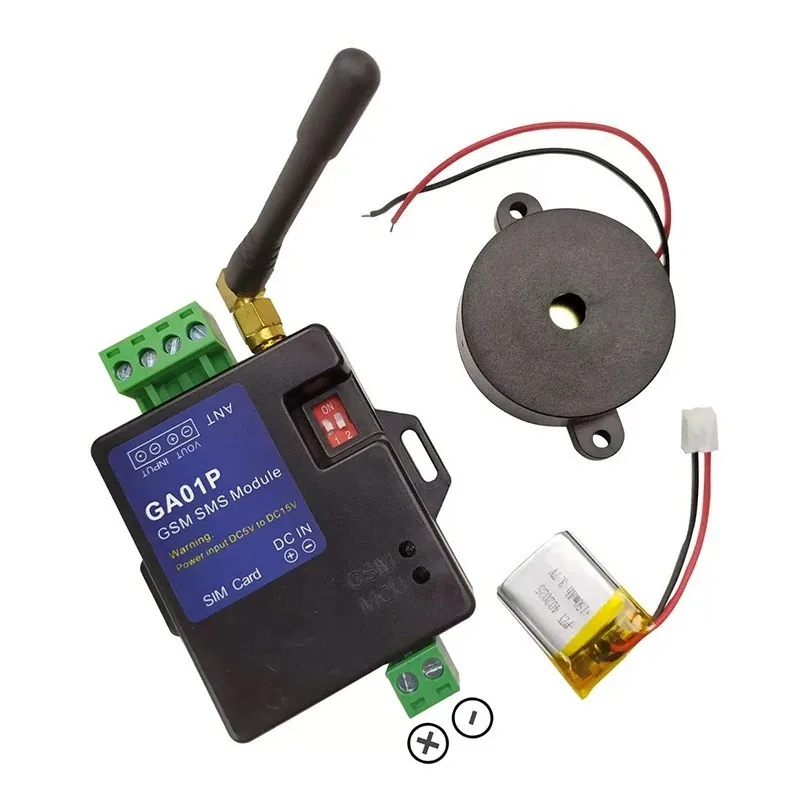GA01P 2G Mini GSM Alarm System, Power Outage SMS & Call Alert with 1-Channel Input